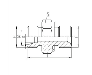公制外螺紋24°內錐面密封|公制外螺紋ED膠墊密封