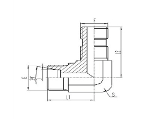 90°彎公制外螺紋24°內錐面密封|美制外螺紋六角端面O形圈密封