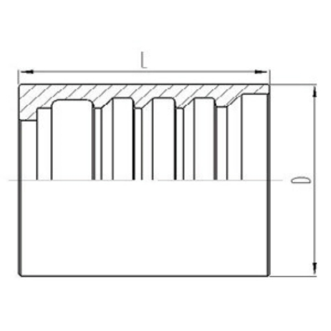 國(guó)產(chǎn)兩層剝外膠套筒