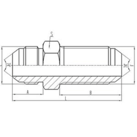 美制JIC螺紋74°錐面密封過渡接頭